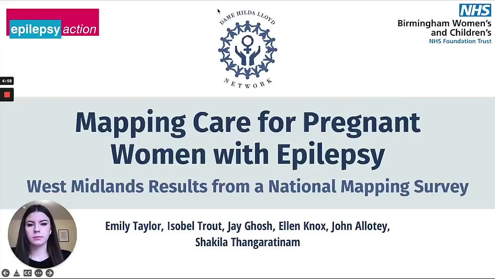 Mapping care for pregnant women with epilepsy: West Midlands results from a national survey